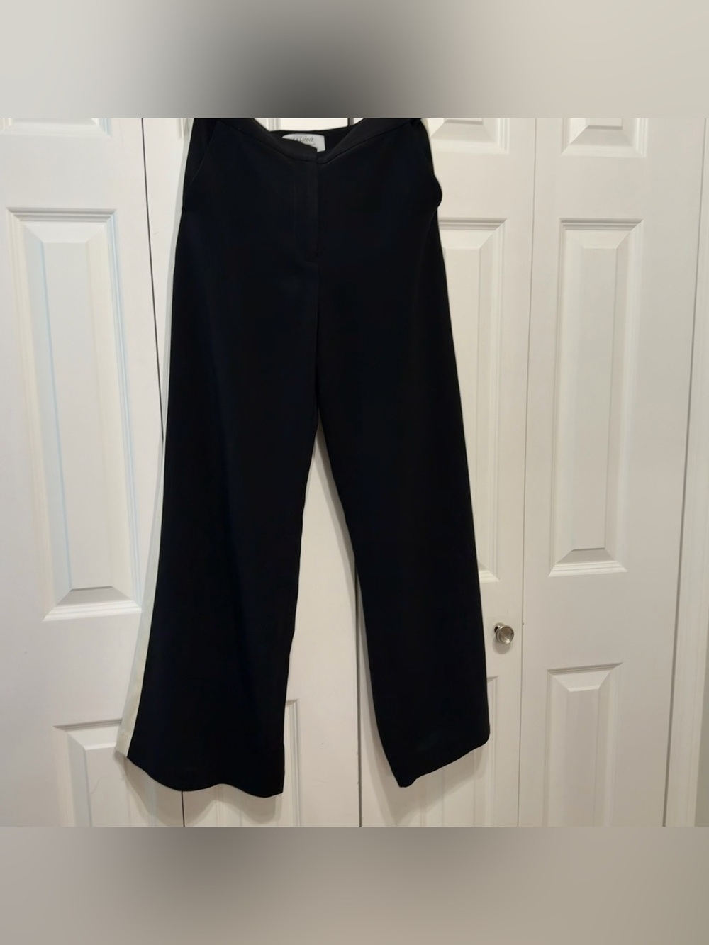 La Ligne Wide Leg Pants. Black | Size: M | US 6 excellent condition silk combo